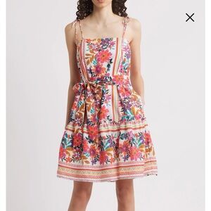 *NWT* Julia Jordan Floral Strappy Dress with Belt
